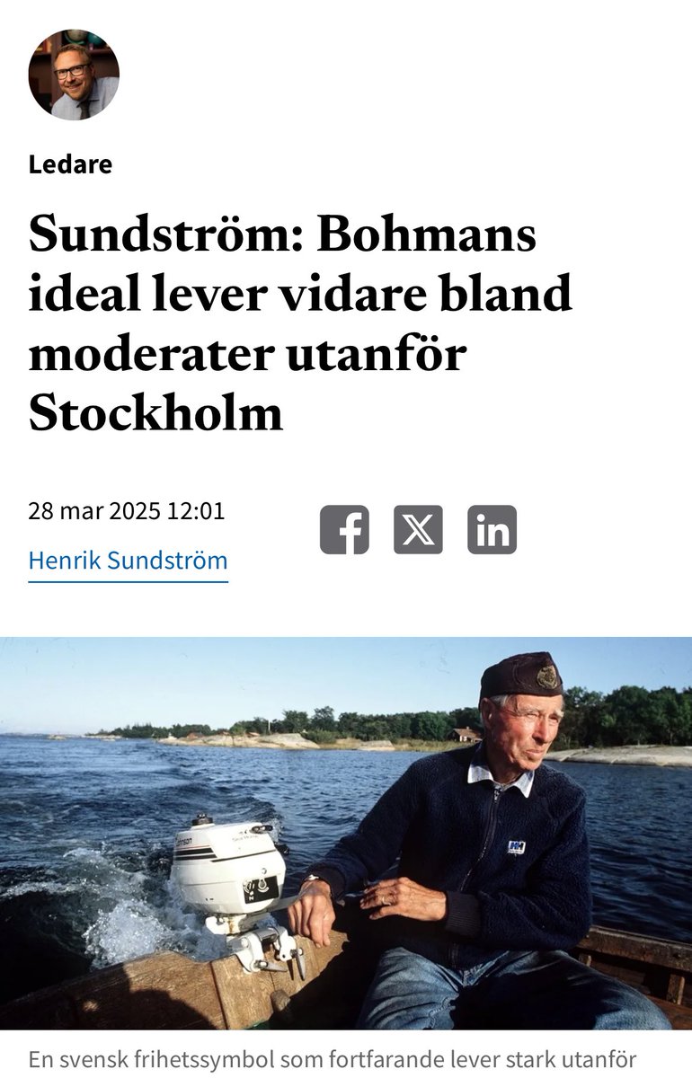 En liten krönika:

”Medan Stockholm ser halvautomatiska vapen som något ur en actionfilm, ser moderater på landsbygden och västkusten dem som verktyg för jakt – ”Som en morakniv, fast med lite mer attityd,” kanske Bohman hade skrockat.”