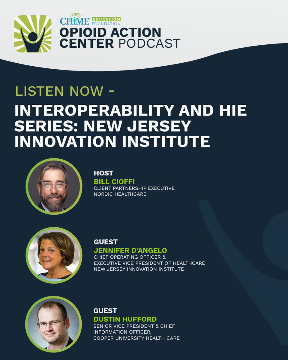 Dive into this episode on interoperability &amp; HIEs! Experts from <a href="/NewJerseyII/">New Jersey Innovation Institute (NJII)</a> <a href="/Nordic_Global/">Nordic</a> <a href="/CooperHealthNJ/">Cooper University Health Care</a> discuss data sharing &amp; strategies to combat the opioid crisis. Ideal for healthcare IT professionals.
loom.ly/zGuCZyg

#HealthcareIT #Interoperability #OpioidCrisis