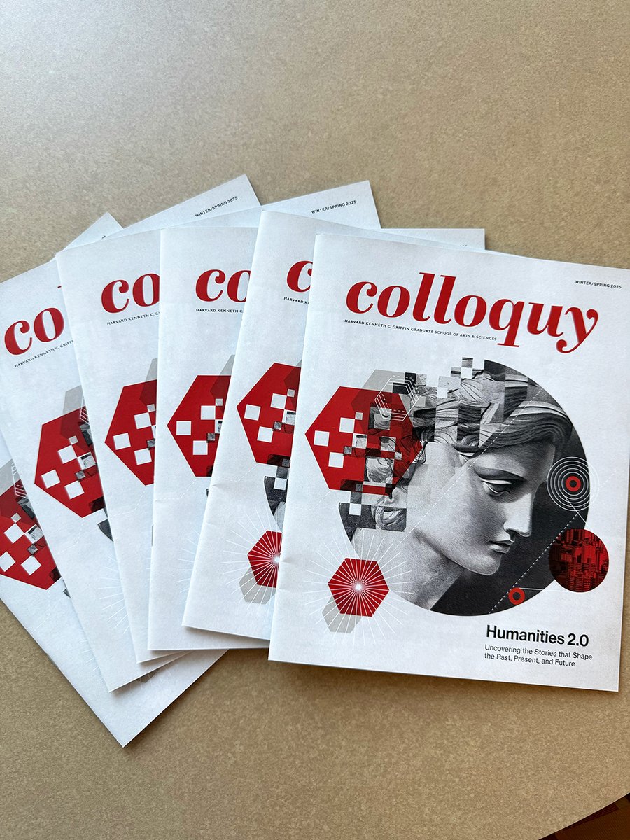 The latest issue of Colloquy Magazine is now available online! Read this exciting new issue focused on Humanities 2.0—stories that shape the past, present, and future. 

▸ gsas.harvard.edu/colloquy/winte…
