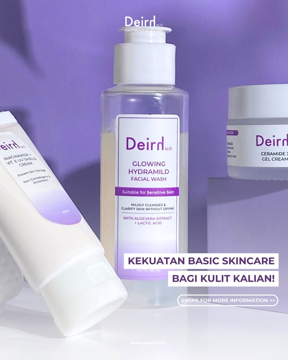 deirhbyd's tweet photo. Kulit wajahmu butuh perawatan dasar yang tepat!🫵🏻🤍

Deird by D hadir dengan rangkaian basic skincare yang diformulasikan khusus untuk kulit sensitif. Yuk, mulai rawat kulitmu dengan langkah awal yang benar!

#deirhbyd #skincare #แผ่นดินไหว #deprem #zeudiners #SVGala4 #TikTok https://t.co/HxaoXCKIyg