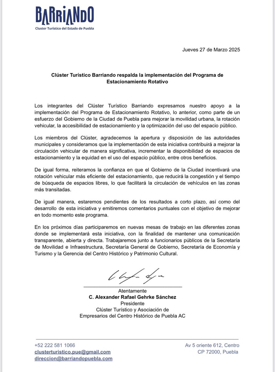 Seguiremos participando en mesas de trabajo con autoridades para garantizar que este programa funcione de manera eficiente y transparente.

📍 Juntos, construimos una ciudad más ordenada y accesible.

#Barriendo #MovilidadPuebla #EstacionamientoRotativo #Puebla
