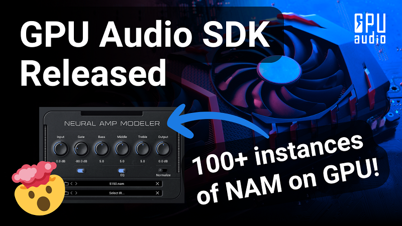 Powering The Future: GPU Audio SDK Running 100+ Instances of Neural Amp Modeler.

Read about how we made Neural Amp Modeler run on a GPU over on our blog:

gpu.audio/newsfeed/power…