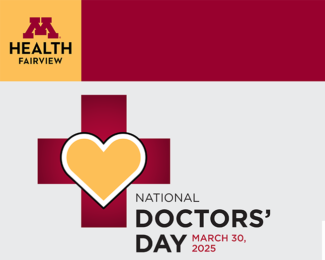 UMN Foundation (@umn_give) on Twitter photo March 30 is National Doctors' Day! Let's honor the doctors who dedicate their lives to healing and caring for us by saying thank you and making a gift in honor of all their exceptional work today. z.umn.edu/honordoctors
<a href="/MHealthFairview/">M Health Fairview</a> March 30 is National Doctors' Day! Let's honor the doctors who dedicate their lives to healing and caring for us by saying thank you and making a gift in honor of all their exceptional work today. z.umn.edu/honordoctors
<a href="/MHealthFairview/">M Health Fairview</a>