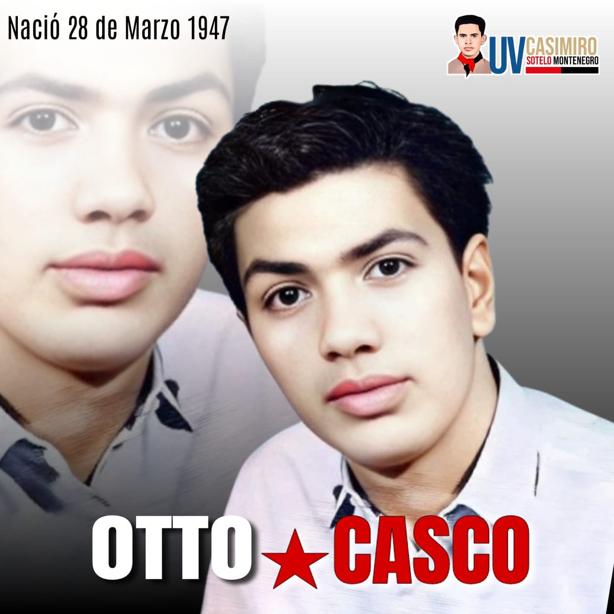El 28 de Marzo de 1947 en Jinotega Nació el compañero Otto Casco Montenegro, participó en la Gesta Heroica de Pancasán.

¡Honor y Gloria a nuestros hermanos caídos! 
✌️🔴⚫🇳🇮
#SomosUNAN
#NicaraguaEnRevolución
#NicaraguaConDanielyRosario