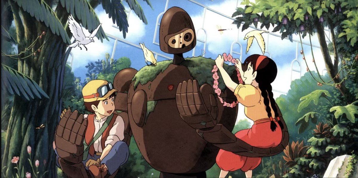 Looking for a robot movie for Friday/weekend? With all the discussion of the <a href="/ChatGPTapp/">ChatGPT</a> Studio Ghibli images, why not watch  the beautiful 1986 Castle in the Sky with its robot troopers? It's streaming on <a href="/hbomax/">HBO Max</a> or <a href="/AmazonVideo/">Amazon Video</a>  See more at roboticsThroughScienceFiction.com