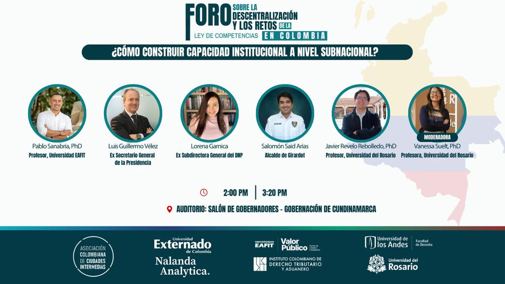 Vanesuelt's tweet photo. En este otro panel concluimos la necesidad de  una descentralización asimétrica acordé con las diferencias territoriales e intereses de cada entidad territorial. Fortalecer el talento humano y las relaciones multinivel. @Juris_urosario @NalandaColombia @gobcund https://t.co/yLSaNZ37BJ