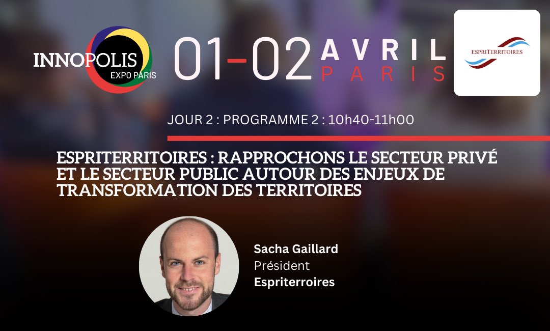 🌟 Retrouvez-nous les 01 et 02 avril 2025 au salon <a href="/InnopolisExpo/">InnopolisExpo</a>, Porte de Champerret.
👉• RDV au Stand 123
👉• Cérémonie d’ouverture le 01/04 de 09h45 à 10h20
👉• Table-ronde le 02/04 de 10h40 à 11h00