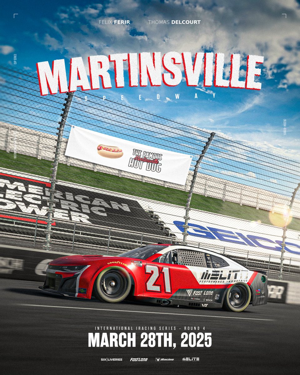 FastLaneRT's tweet image. Today, our drivers head off to Martinsville for the 4th round of the IIS !

One goal, victory ! 🏆
We promise to bring you a hot dog ! 🌭