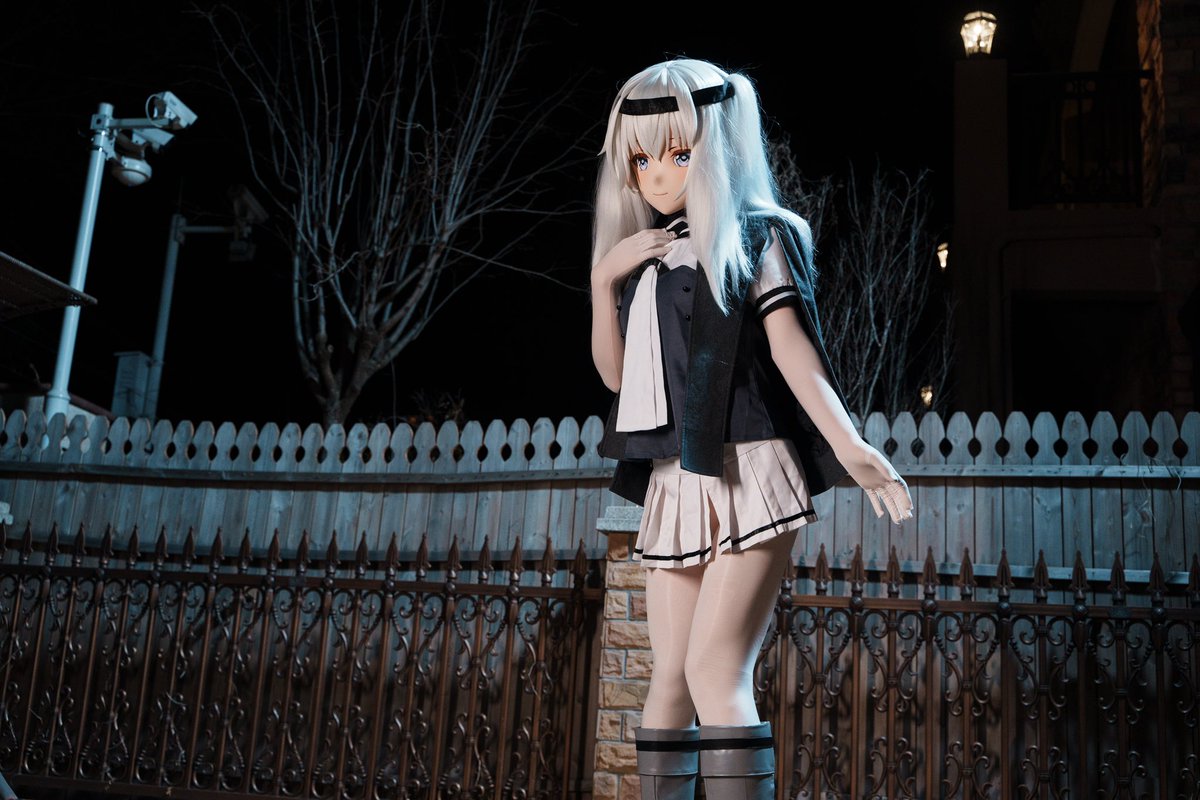 今晚月色真美呢

📷&amp;🔧：<a href="/zhuangzhuangren/">兔兔兔兔</a> 

#Kigurumi #着ぐるみ #艦隊これくしょん #KanColle #白タイツ #白インナーという甲冑 #涼月 #白丝