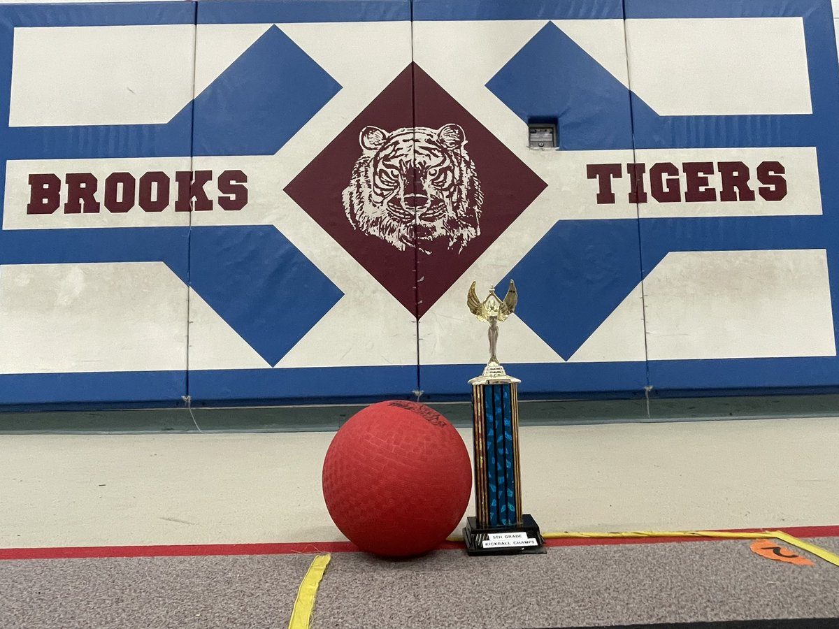 CONGRATULATIONS Team Pop Flys on winning the 5th Grade Intramural Kickball Championship! Gym Goats played a great game, came up a little short. Thank you all players this season for making the kickball intramural a success!  Have a WONDERFUL Spring Break! WE ARE….BROOKS TIGERS!