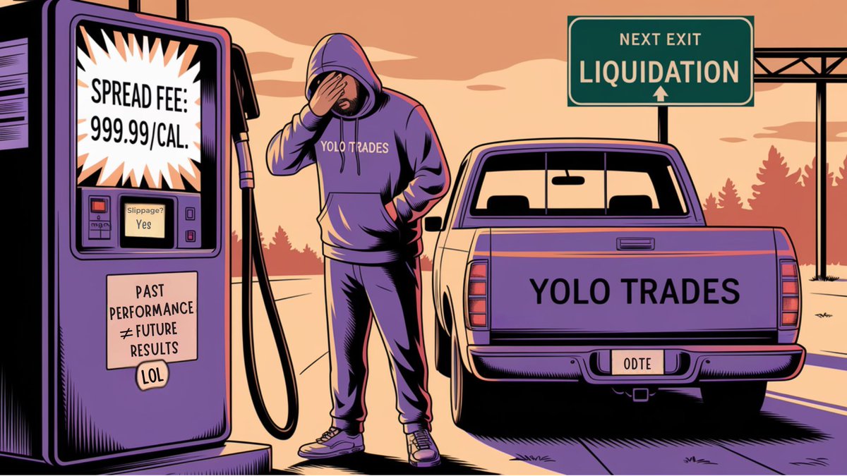 VIPTraderHub's tweet photo. When I ignore the spread:
💸 → 😭 → ⛽
Paying $99.99/gal in spread fees like… #TradingFails https://t.co/uW6wIxr7dE