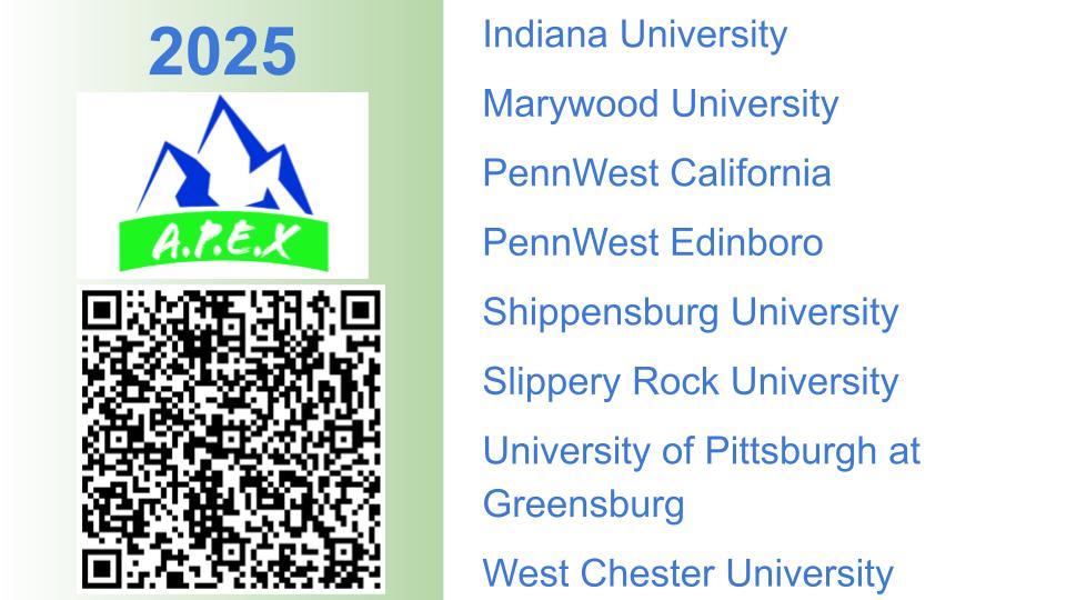 APEX - Achieving Professional Excellence
#SPSEA25 Participants 

Student PSEA chapters exhibit their community service, leadership &amp; membership development, political action &amp; advocacy, and professional development through various media.

docs.google.com/presentation/d…