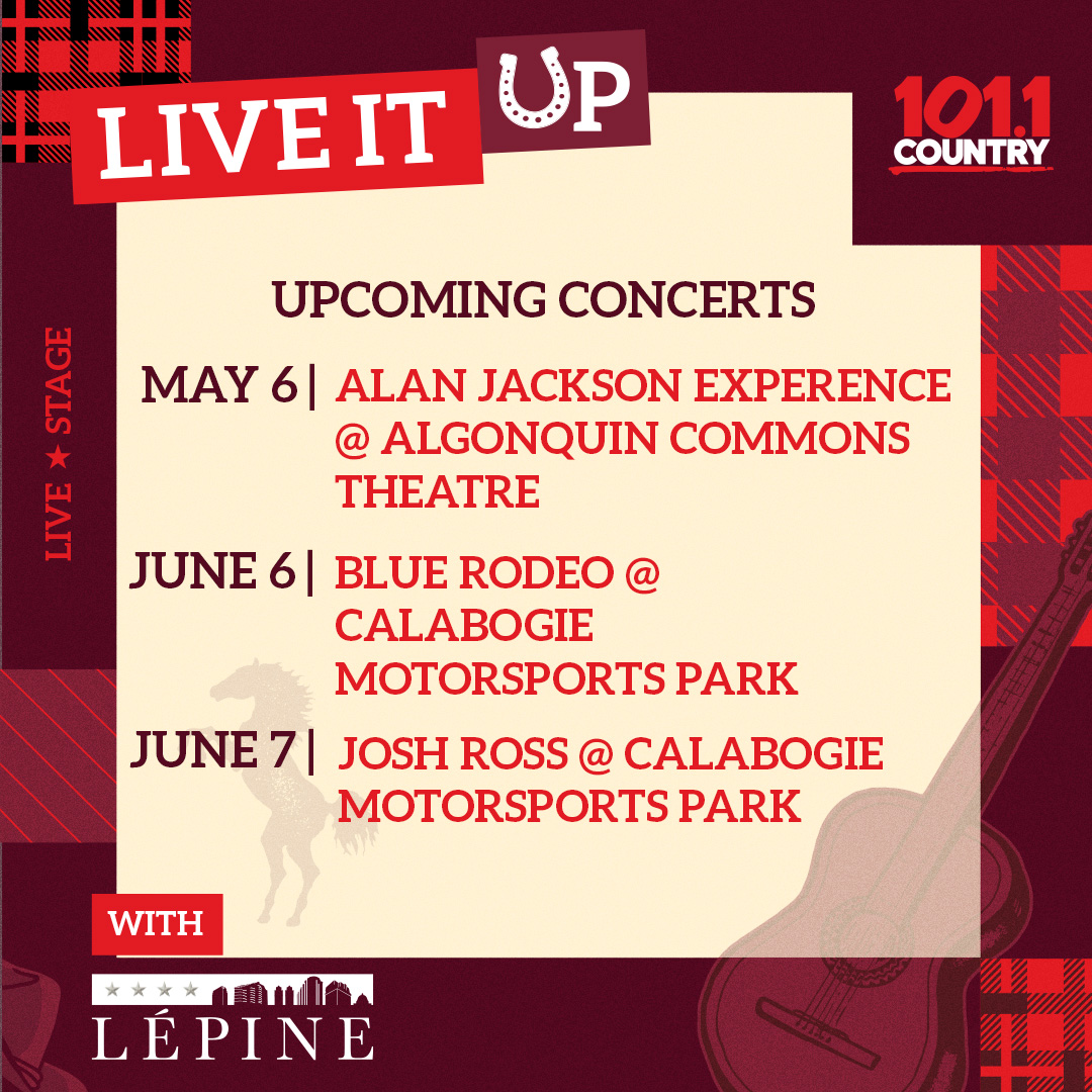 If you love live music, here are some upcoming concerts coming to Ottawa! 🙌

Find out how you can live it up and see more concerts with Lepine Apartments! 👌🎵

Which concert are you most excited for?!