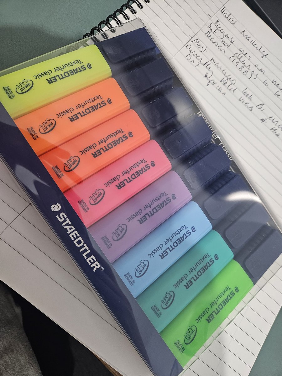 Dissertation prep requires new highlighters, right ? 🤷‍♂️