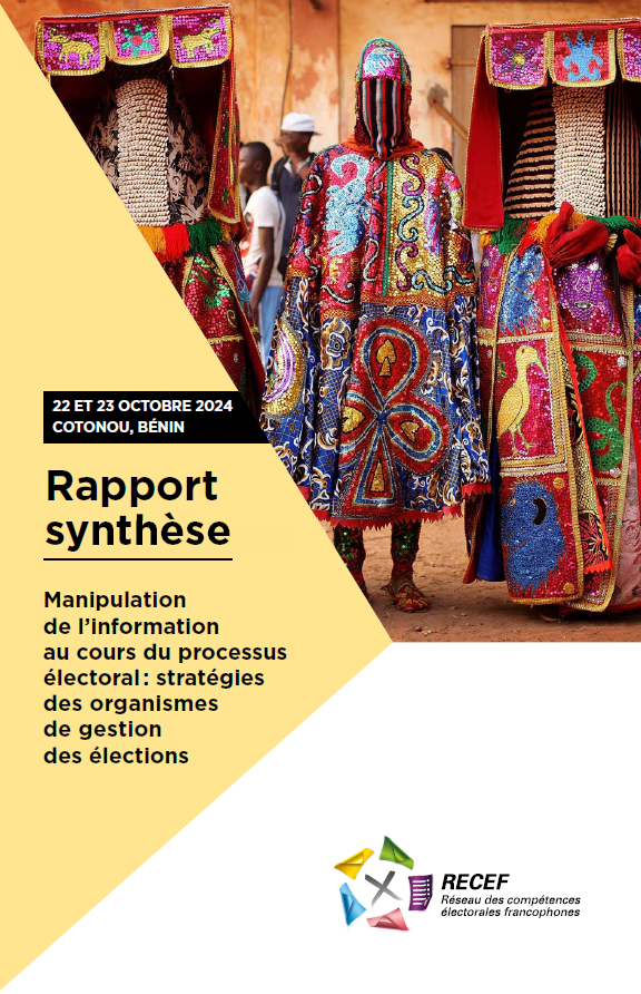 Découvrez la nouvelle publication du RECEF portant sur la "manipulation de l'information au cours du processus électoral : stratégies des OGE". 
recef.org/2025/manipulat… 
<a href="/OIFrancophonie/">La Francophonie</a>, <a href="/Cenabenin_info/">CENA BÉNIN</a>