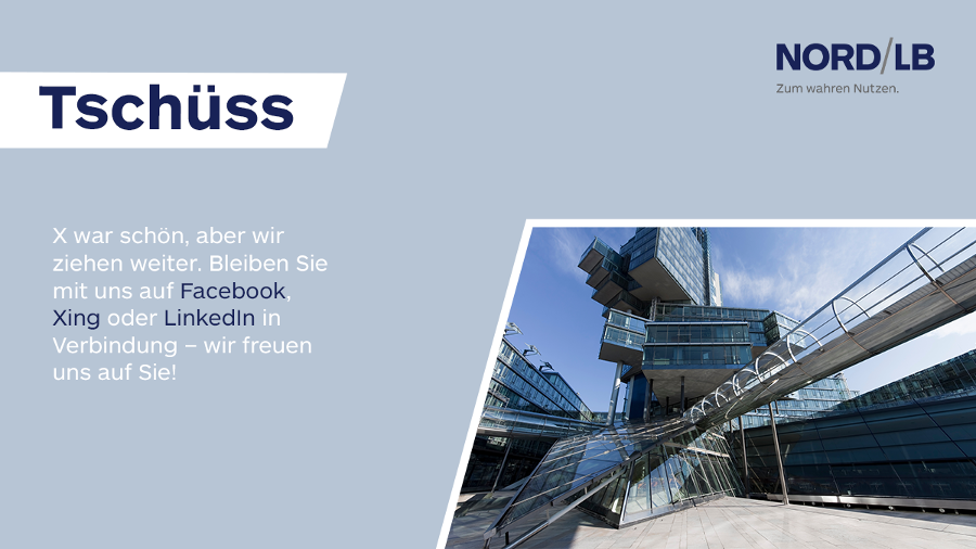 Wir werden unsere Aktivitäten auf dieser Plattform einstellen. Um weiter keine Themen von uns zu verpassen, folgen Sie uns bei LinkedIn, Xing und Facebook.