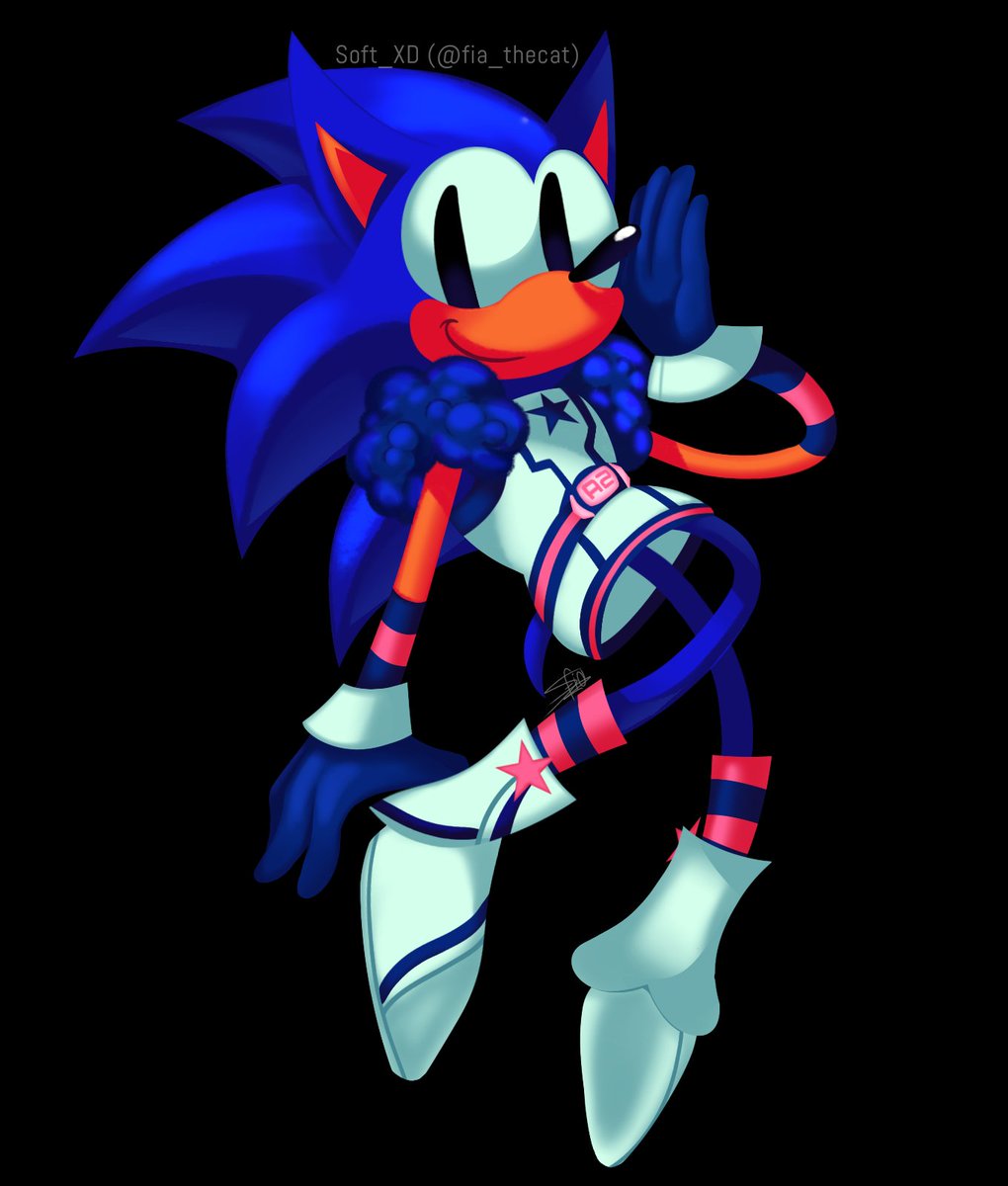 Sonic cosplaying SF A2 Miki !! :DD

#RewriteSonic #rewritesweep #sonicexe #VOCALOID #sfa2miki #fanart #digitalart