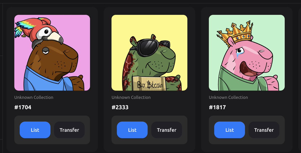 GarmenG | Sonic maxiS (@garmengcrypt) on Twitter photo Minted my <a href="/CuddlyCapybaras/">Cuddly Capybaras</a> , "Buy Bitcoin" my favorite.
u can still mint at public sale!
#NFTs #NFT #NFTsonic #Sonic Minted my <a href="/CuddlyCapybaras/">Cuddly Capybaras</a> , "Buy Bitcoin" my favorite.
u can still mint at public sale!
#NFTs #NFT #NFTsonic #Sonic