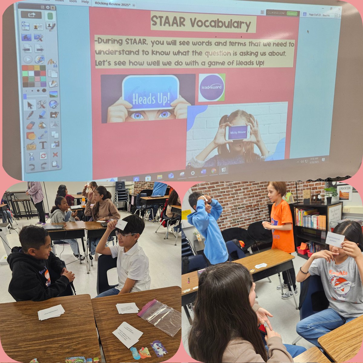 JMagdalen_IES's tweet image. Day 3 of our Rockin Review for RLA  using @lead4ward terms to review STAAR vocabulary 😁 How many can we guess??? #TeamSISD #ItsAnItuarteThing