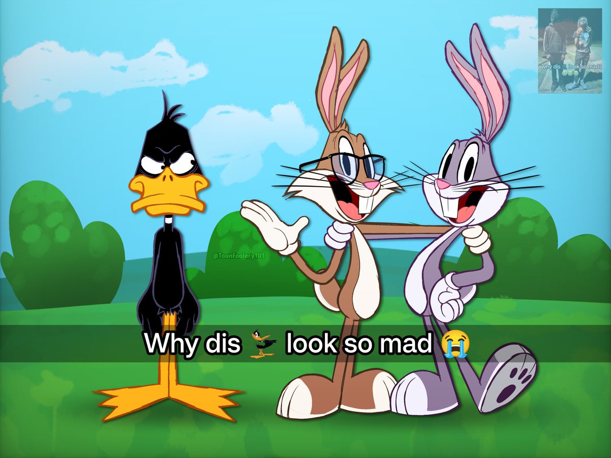 ToonFoolery101's tweet photo. a bit late to do this but uhhh..
#Looneytunes #Bugsbunny #Daffyduck #Rodneyrabbit https://t.co/7yJkRT3DCO