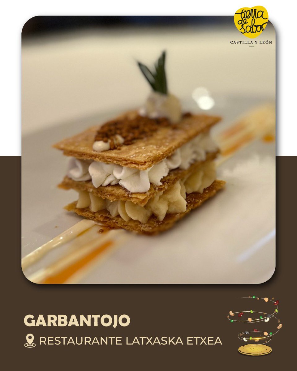 Otra buena opción para #desTAPArLEGUMBRES este fin de semana es «Garbantojo» de #IñakiRodaballo : una milhoja de #GarbanzodeFuentesaucoIGP con callos.
Llamémoslo Trampantojo, o mejor, Garbantojo. Pruébalo en #latxaskaetxea #Madrid  

#desTAPAlasLEGUMBRES #legumbreslovetapas