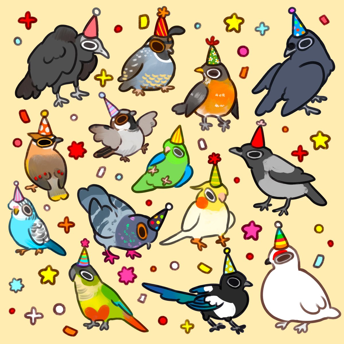 cookiedoves's tweet image. it's a party
