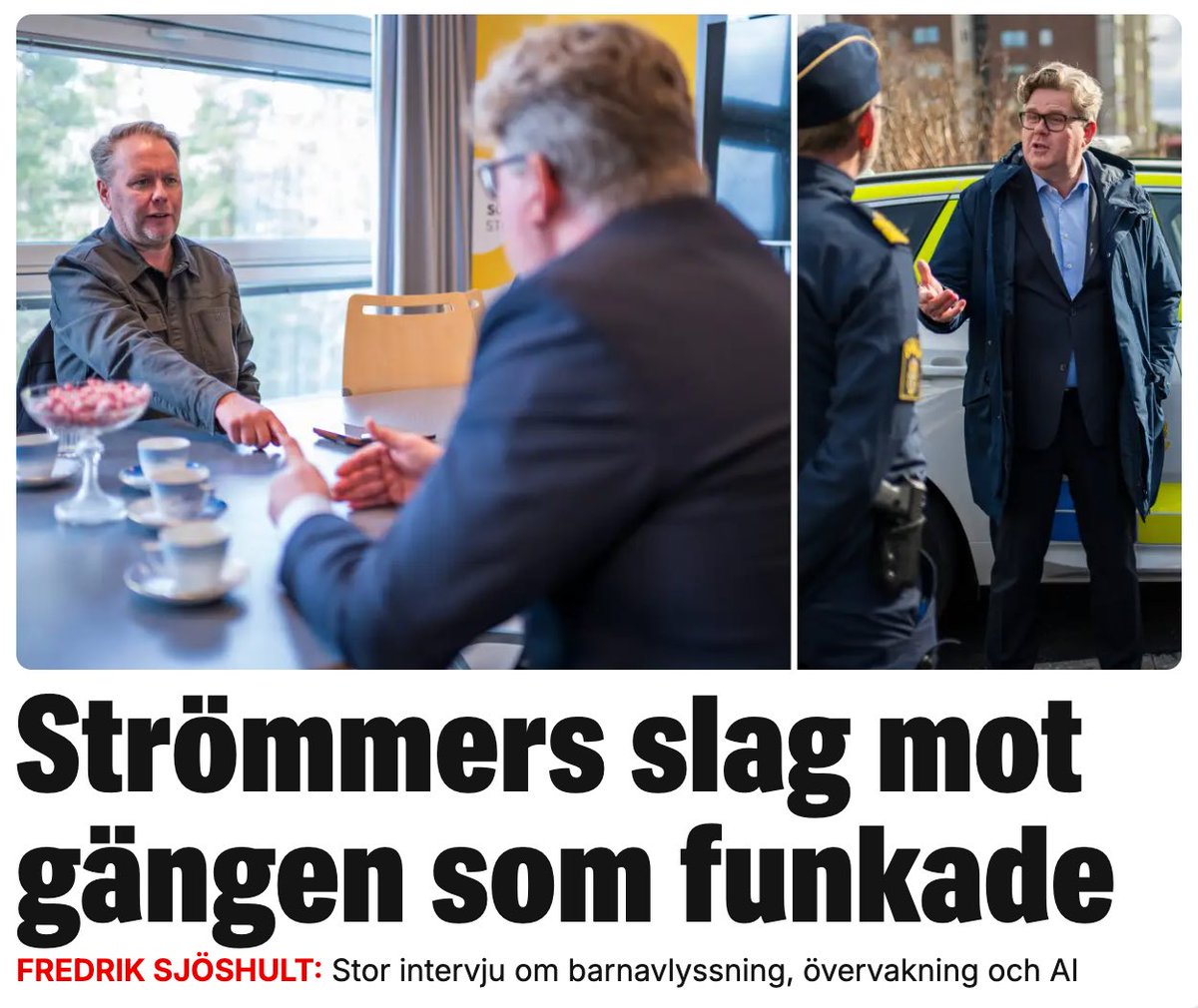 Det spelar roll vad man gör. Och på tisdag träder ytterligare fyra nya lagar i kraft i kampen mot gängen. Samtidigt: det är bara början. 

Strömmer i Expressen: expressen.se/kronikorer/fre…