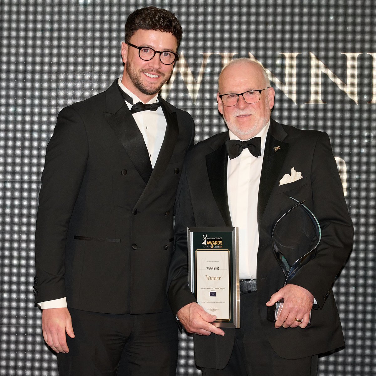 The Scottish Excellence Awards 2025 (@scotexcelawards) on Twitter photo The Lifetime Excellence Award, sponsored by <a href="/tf_scotland/">Thomas Franks Scotland</a>
WINNER:
Stephen Frost, Heritage Portfolio (pictured with Blain Shepherd, Thomas Franks Scotland, far left) The Lifetime Excellence Award, sponsored by <a href="/tf_scotland/">Thomas Franks Scotland</a>
WINNER:
Stephen Frost, Heritage Portfolio (pictured with Blain Shepherd, Thomas Franks Scotland, far left)