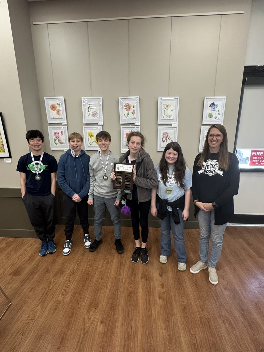We are so very proud of the PGMS Battle of the Books teams for sweeping the competition at this annual event. Both team took 1st place in their divisions!