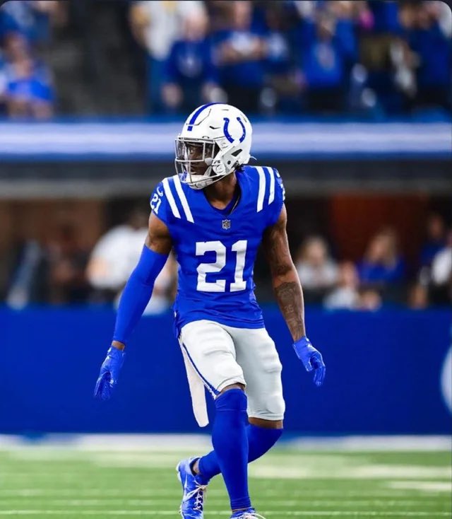SleeperColts's tweet image. The Colts secondary is top ___ in the league.

What number? ⬇️🤔

CB1: Charvarius Ward
CB2: Jaylon Jones or JuJu Brents
SLCB: Kenny Moore II
FS: Camryn Bynum
SS: Nick Cross