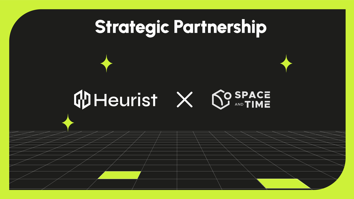 heurist_ai's tweet photo. Merging minds with @spaceandtime to create the ultimate Web3 intelligence layer 🔄

Decentralized AI cloud harnessing SXT's ZK-verified data creates a new paradigm for trustless intelligence.

Mesh agents will gain eyes across the blockchain landscape with math certainty. https://t.co/MfERGzVRz0