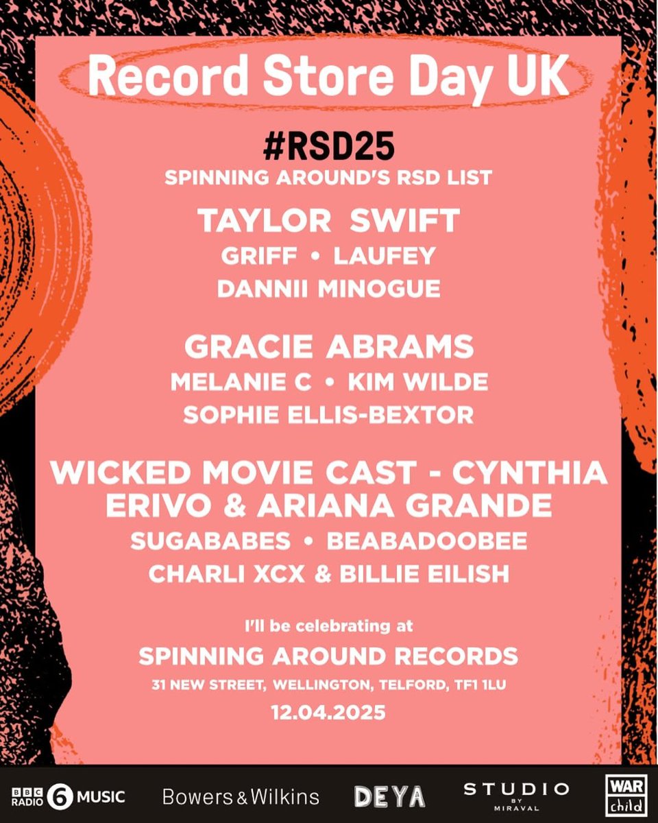 We are ob👏sessed with your #RSD25 festival posters! Not made yours yet? generate your dream line-up now!💭
recordstoreday.co.uk/create-your-po…