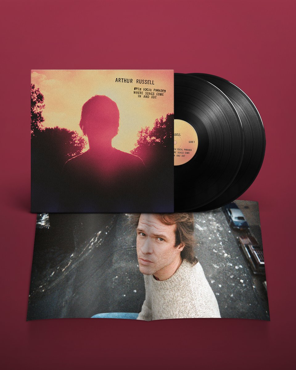 Today is the N. America release date for Open Vocal Phrases, Where Songs Come In and Out on DBL LP and DBL CD. These extraordinary live recordings capture the essence of Arthur Russell at his most personal and intimate. UK/EU release date April 18 @roughtraderecords  links in bio