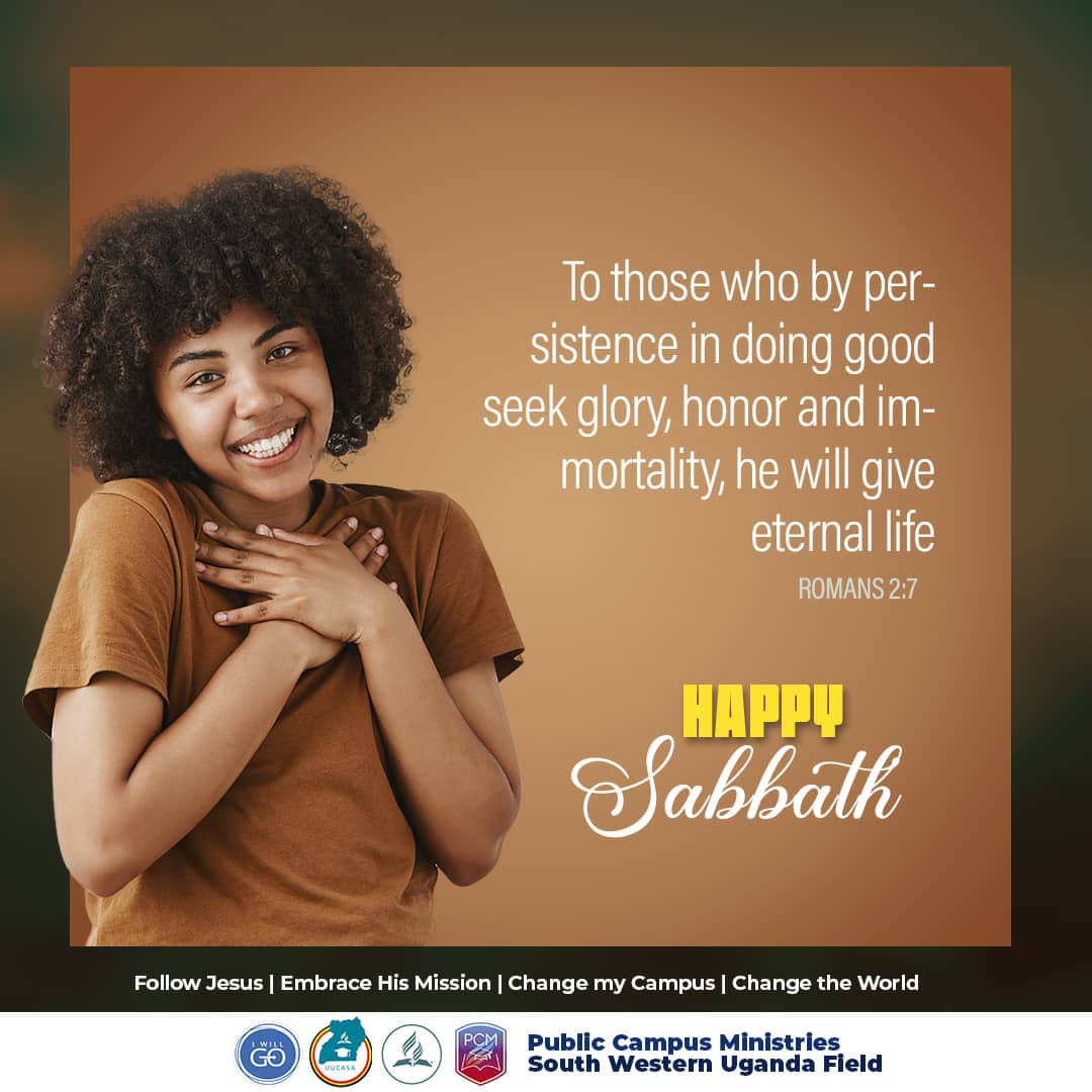 pcmuganda10's tweet photo. Happy Sabbath brethren 
Day of rest and gladness 🥰🥰
#Happysabbath
#PCM https://t.co/zm8mzEqnQb
