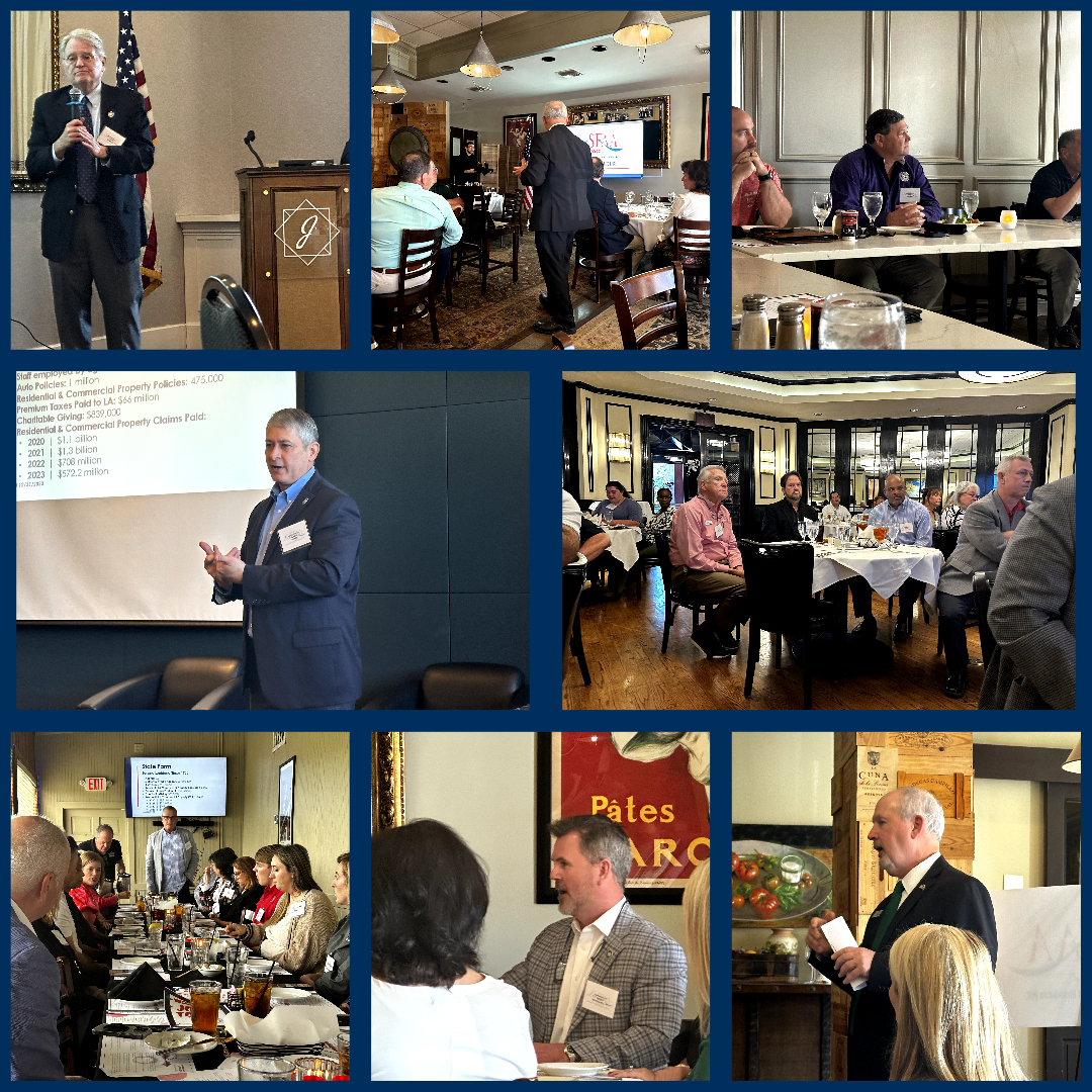 The LaSFAA PAC State Tour has been great so far as we journey across Louisiana connecting State Farm Agents with their legislators. We're excited for one last stop in Covington – it’s going to be a great one!

#Thetatmangroup #lagov #lalege