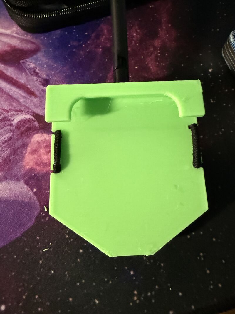 We all geek out about our new toys. I got a few of the <a href="/Oscium/">Oscium</a> SpecAn dongles and wanted a way to "mount" it to my laptop. 

Here is a 3D printable bracket I designed for this purpose.

Feel free to print one yourself or DM me and I can try to get you one

thingiverse.com/thing:6991943