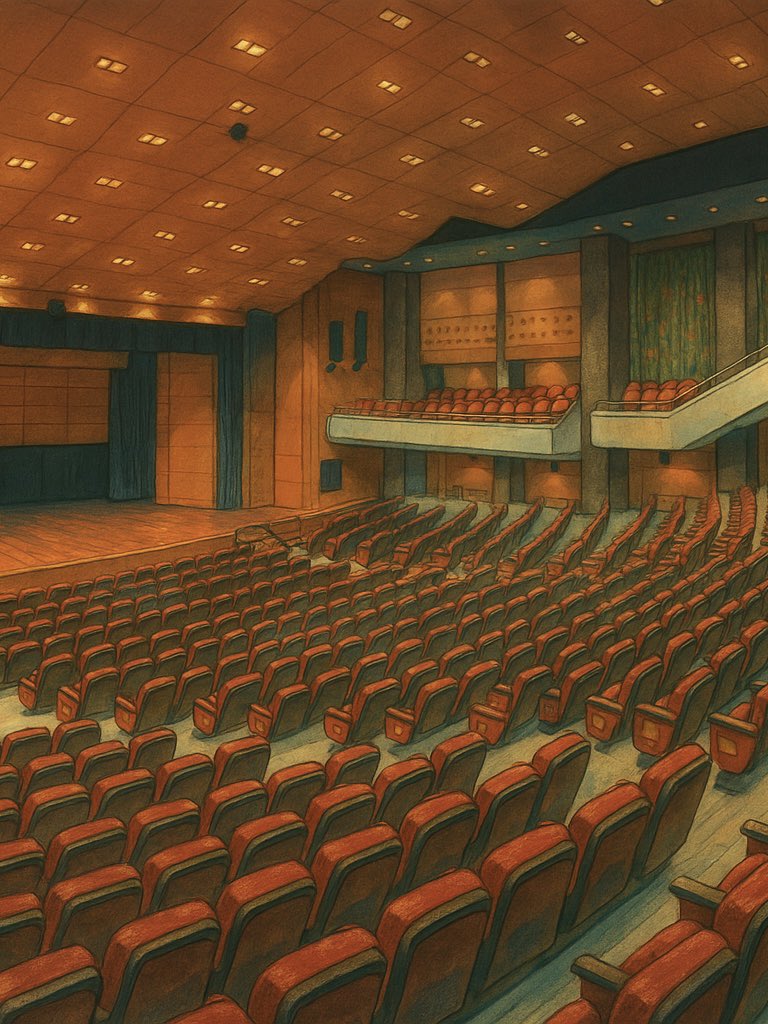 Lütfi Kırdar’ın mimarisi, bu kez bir anime sahnesi gibi. Gerçek ile hayalin buluştuğu bu karelerde, tanıdık alanlar masalsı bir havaya bürünüyor.
⁠
Eğer Ghibli dünyası İstanbul’a uğrasaydı… işte tam da böyle görünürdü.