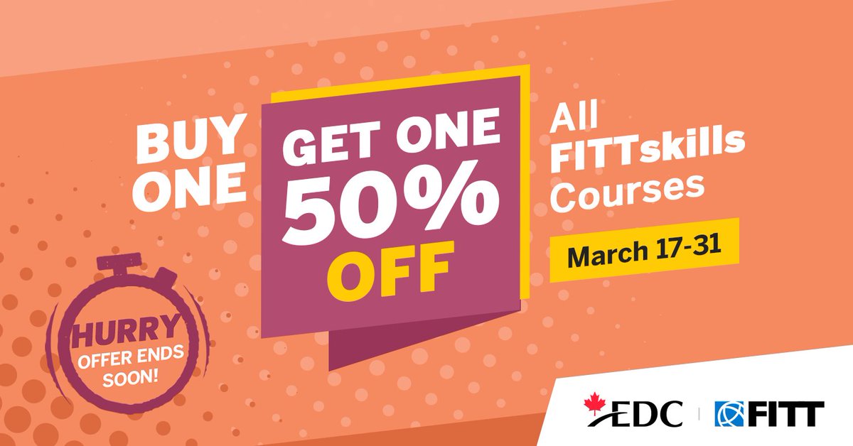 ⏰ Only a few days left to save big with our biggest sale of the season!
Buy one FITTskills online course and get the second at 50% off​!
Now is the time to add these essential international business skills to your resume.
Enrol Now &amp; Save➡️ eu1.hubs.ly/H0hSPB00