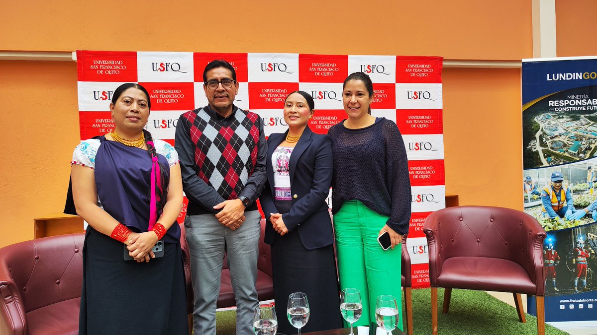 #Hoy celebramos la 3era edición de #LiderazgosIndígenasPositivos, un panel organizado por <a href="/mineriaecuador/">Cámara de Minería del Ecuador</a>, <a href="/USFQ_Ecuador/">Universidad San Francisco de Quito</a> y <a href="/CanadaEcuador/">Canada in Ecuador</a>.
Un espacio para visibilizar a líderes indígenas que impulsan el desarrollo sostenible y el progreso de sus comunidades.