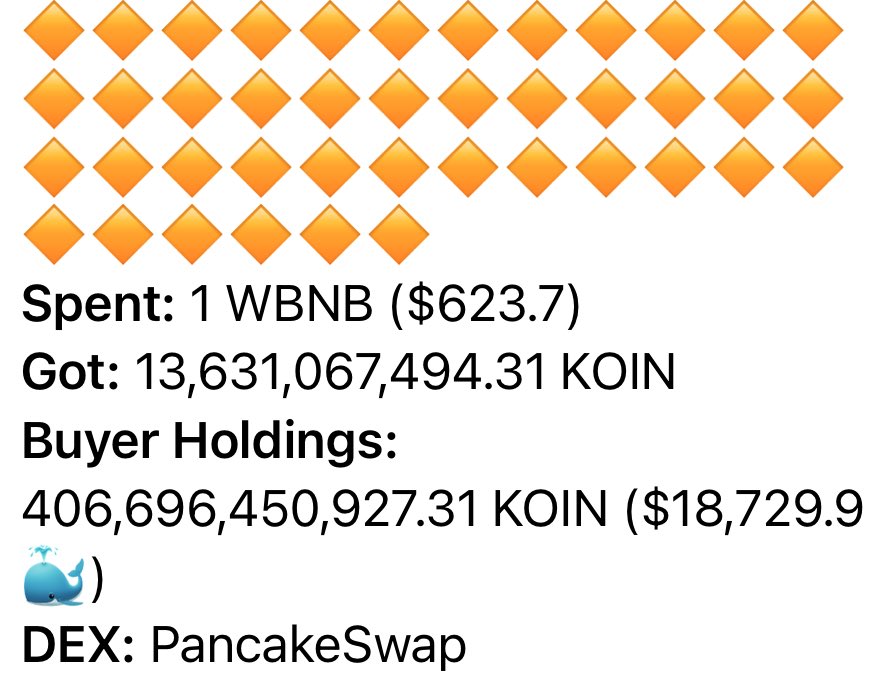 Day 40: Just bought 13.6Billion $KOIN

Total Holdings: 406Billion $KOIN