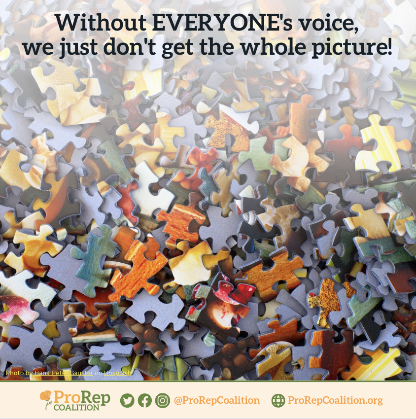 Ever feel like your vote doesn’t matter? With #ProportionalRepresentation, every vote helps shape the legislature. No more “winner-takes-all” politics—just real, fair representation.

#ProRep #EndTheDuopoly #FairSeats #MultipartyAmerica #EndPolarization #ElectoralReform
