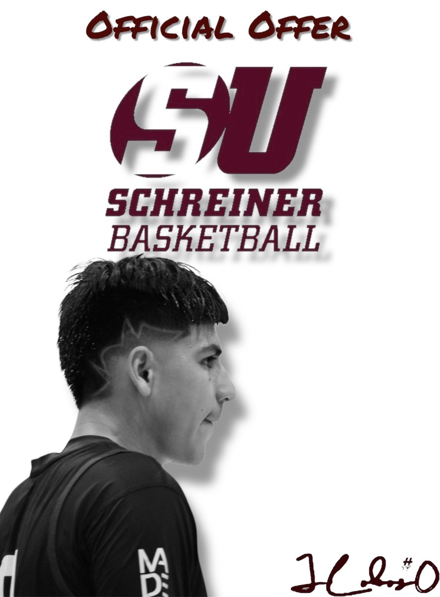 After a great conversation with 
Coach Elrakabawy I am blessed to announce that I received an official offer from Schreiner University.<a href="/SchreinerMBB/">SU Men's Basketball</a>