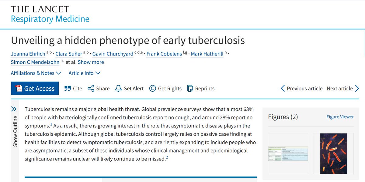 South African Tuberculosis Vaccine Initiative (@satvi_uct) on Twitter photo IN PRESS PUBLICATION: <a href="/satvi_uct/">South African Tuberculosis Vaccine Initiative</a> authors have co-authored study which show global prevalence surveys showing that almost 63% of people with bacteriologically confirmed tuberculosis report no cough, and about 28% report no TB symptoms. <a href="/LancetRespirMed/">The Lancet Respiratory Medicine</a> pubmed.ncbi.nlm.nih.gov/40147469/ IN PRESS PUBLICATION: <a href="/satvi_uct/">South African Tuberculosis Vaccine Initiative</a> authors have co-authored study which show global prevalence surveys showing that almost 63% of people with bacteriologically confirmed tuberculosis report no cough, and about 28% report no TB symptoms. <a href="/LancetRespirMed/">The Lancet Respiratory Medicine</a> pubmed.ncbi.nlm.nih.gov/40147469/