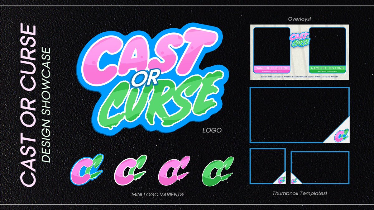 Did design work for Cast Or Curse! 
Zeke &amp; Nurse were incredible, thank you!