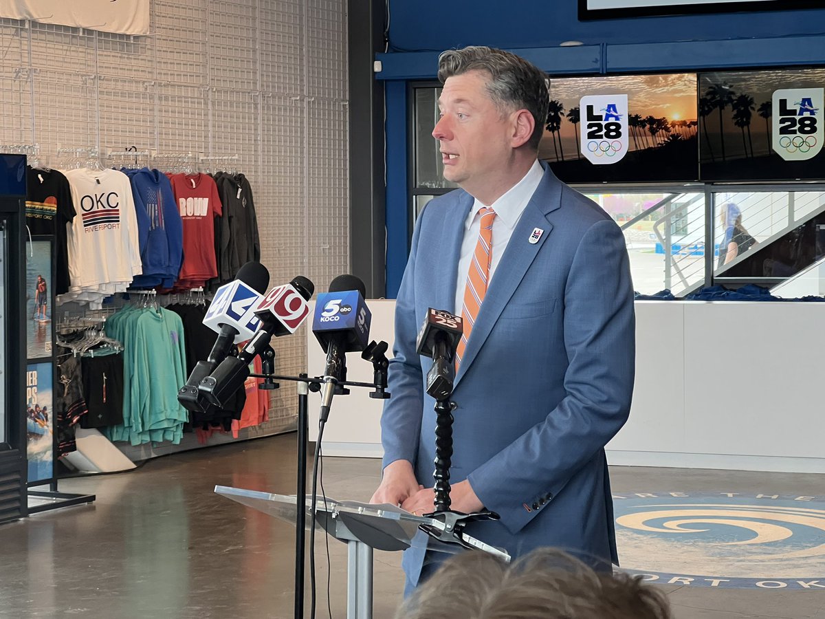 David Chasanov (@davidchasanov) on Twitter photo NEW: Oklahoma City Mayor David Holt says OKC will host canoe slalom and softball events during the LA 2028 Olympic Games.
“This is really happening,” Mayor Holt said. “The Olympics are coming to OKC.”
<a href="/OKCFOX/">KOKH FOX 25</a> <a href="/AdamKing_News/">Adam King</a> <a href="/wsuares/">Wendy Suares📺</a> NEW: Oklahoma City Mayor David Holt says OKC will host canoe slalom and softball events during the LA 2028 Olympic Games.
“This is really happening,” Mayor Holt said. “The Olympics are coming to OKC.”
<a href="/OKCFOX/">KOKH FOX 25</a> <a href="/AdamKing_News/">Adam King</a> <a href="/wsuares/">Wendy Suares📺</a>
