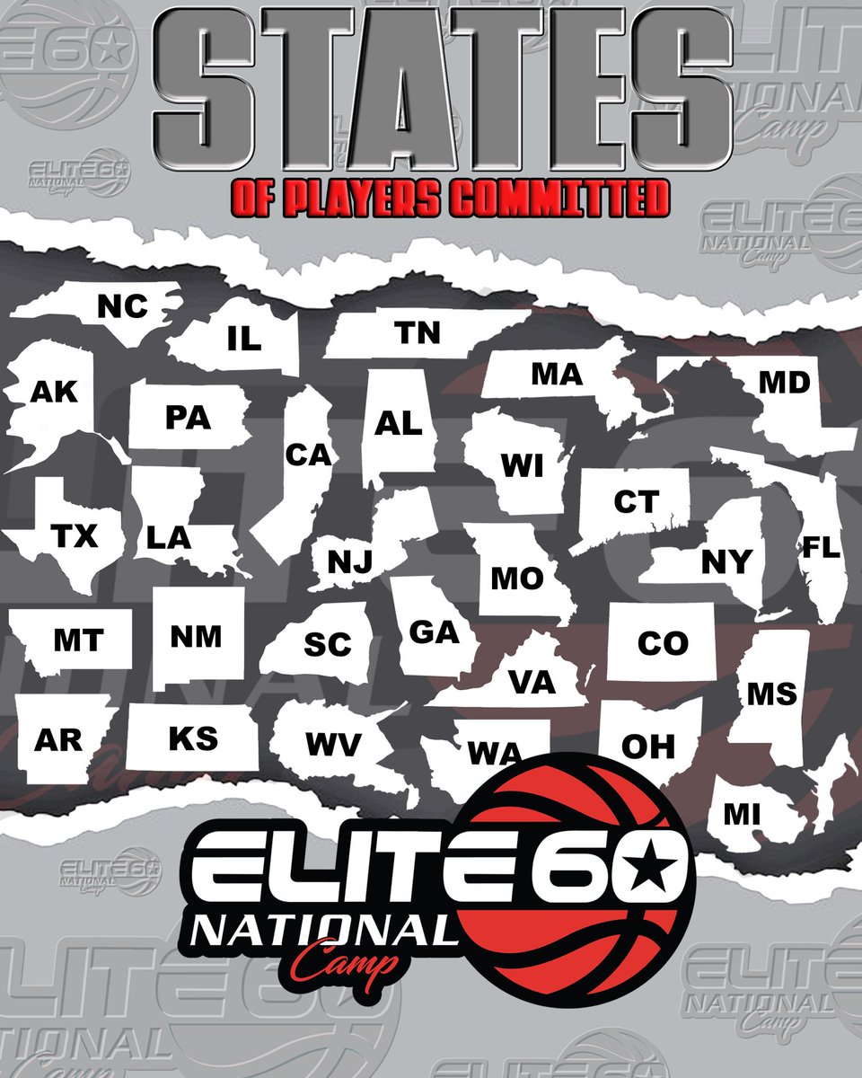 Stellar Hoops π’ (@stellarhoops) on Twitter photo States of players already COMMITTED to the Elite 60 National Camp π₯π₯
- Charlotte, NC get READY for some of the TOP players in the country coming from 30+ States.
Email - E60Camp@gmail.com for information on how to get INVITED. States of players already COMMITTED to the Elite 60 National Camp π₯π₯
- Charlotte, NC get READY for some of the TOP players in the country coming from 30+ States.
Email - E60Camp@gmail.com for information on how to get INVITED.