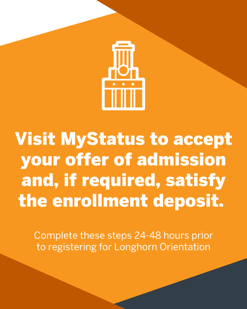 UTorientation's tweet image. New Longhorns, it’s almost time to register for your Longhorn Orientation! Registration for summer term, freshman and transfer sessions will open next week, March 31-April 3 based on your college or school. orientation.utexas.edu/orientation #HookEm #UTAustin #LonghornOrientation