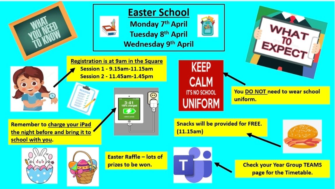 amandamadden182's tweet image. Our S4-S6 Easter School 🐰🐣 timetable has been added to year group TEAMS pages 💻. Lots of subjects on offer to help learners prepare for their SQA exams. #ready #extrasupport @allsaintsrcsec