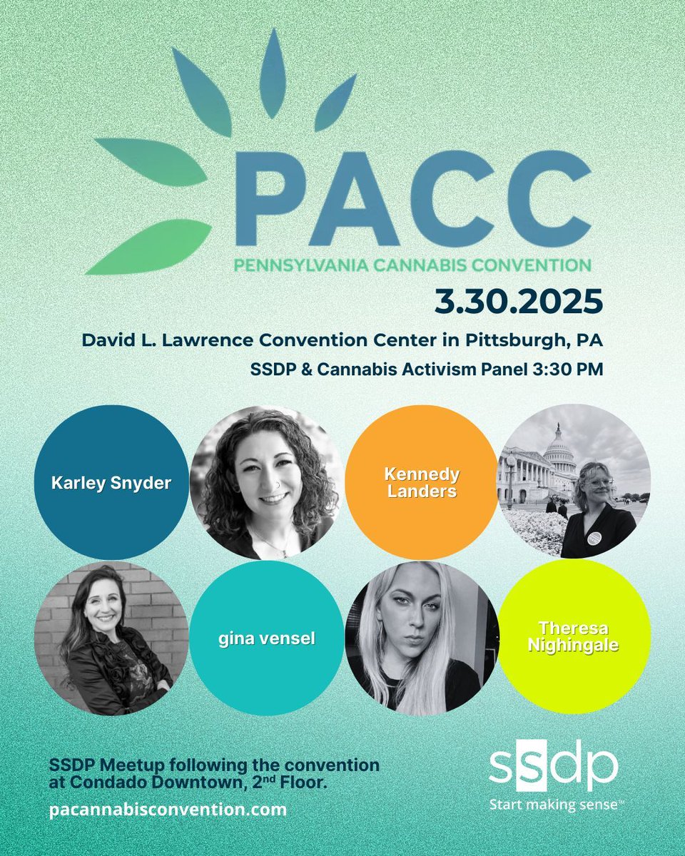 Students for Sensible Drug Policy (@ssdpofficial) on Twitter photo SSDP is excited to sponsor the PA Cannabis Convention in #Pittsburgh this Sunday from 10AM - 5PM. We'll be hosting a booth + leading a panel at 3:30PM. Join us after the event <a href="/condadotacos/">Condado Tacos</a> across from venue for an SSDP meetup - open to all! ssdp.org/blog/pennsylva… SSDP is excited to sponsor the PA Cannabis Convention in #Pittsburgh this Sunday from 10AM - 5PM. We'll be hosting a booth + leading a panel at 3:30PM. Join us after the event <a href="/condadotacos/">Condado Tacos</a> across from venue for an SSDP meetup - open to all! ssdp.org/blog/pennsylva…