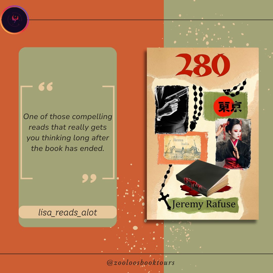 ZooloosBookTours (@zooloosbt) on Twitter photo A HUGE thank you to <a href="/lilmissmorfett/">Donna M - Author & Blogger</a> and #lisa_reads_alot for sharing their thoughts to close the #booktour for #280 by Jeremy Rafuse
~ You can see all the posts here ~ tinyurl.com/22nesay8
<a href="/jeremy_rafuse/">Jeremyrafuse.author</a> <a href="/BlossomSpring3/">Blossom Spring</a>
#ZBT A HUGE thank you to <a href="/lilmissmorfett/">Donna M - Author & Blogger</a> and #lisa_reads_alot for sharing their thoughts to close the #booktour for #280 by Jeremy Rafuse
~ You can see all the posts here ~ tinyurl.com/22nesay8
<a href="/jeremy_rafuse/">Jeremyrafuse.author</a> <a href="/BlossomSpring3/">Blossom Spring</a>
#ZBT